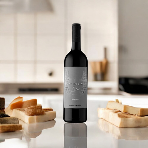 Vino Tinto Norton Libre Malbec Origen Mendoza Botella 750cc
