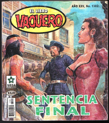 Comic El Libro Vaquero N° 1302  .