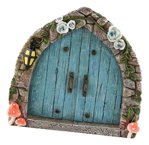 Puerta De Hadas En Miniatura Adorno De Patio En Miniatura 2d