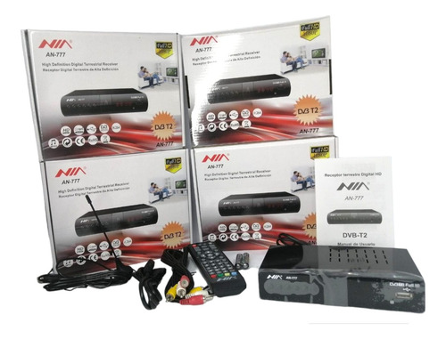 Decodificador Nia Tdt Receptor Tv Digital Dvb Hdmi Antena