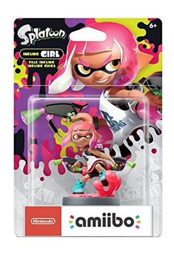 Nintendo Amiibo - Nueva Chica Inkling (rosa Neon)