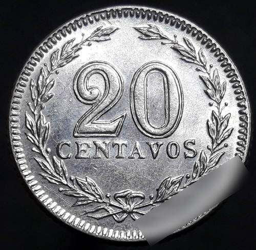 Moneda Argentina Cuproniquel 20 Centavos 1942 Excelente 