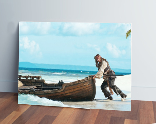 Cuadro Piratas Del Caribe 379 50x70 Mdf Memoestampados