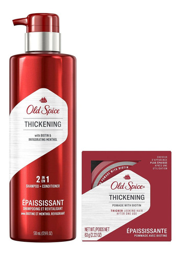 Old Spice Champú Y Acondicionador Espesante 2 En 1 Para Homb