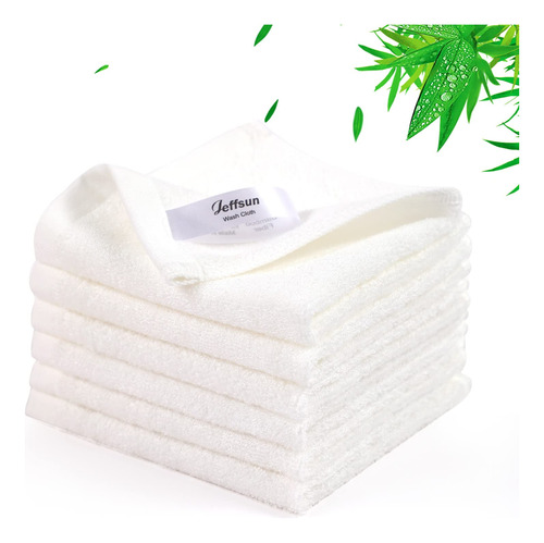 Jeffsun Toallas De Bamb Natural Para Beb, Paos De Lavado Sua