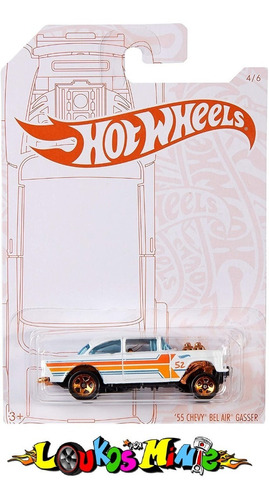 Hot Wheels '55 Chevy Bel Air Gasser 2020 Pearl And Chrome