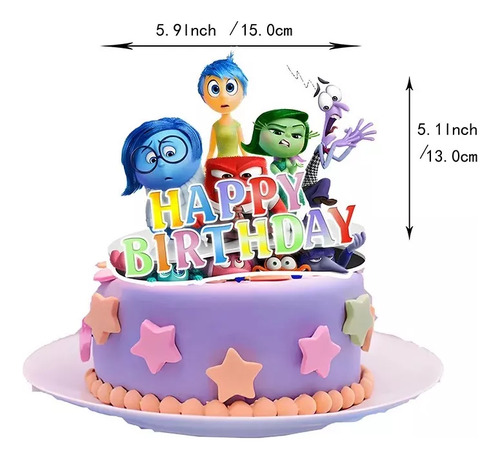 Kit Cotillon Intensamente 2 Cumpleaños - Glovers