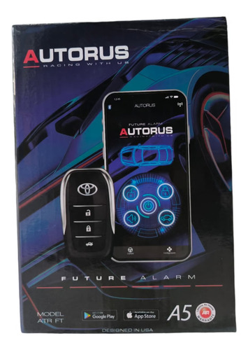 Alarma Con Llave Flip Toyota Con Aplicativo Bluetooth