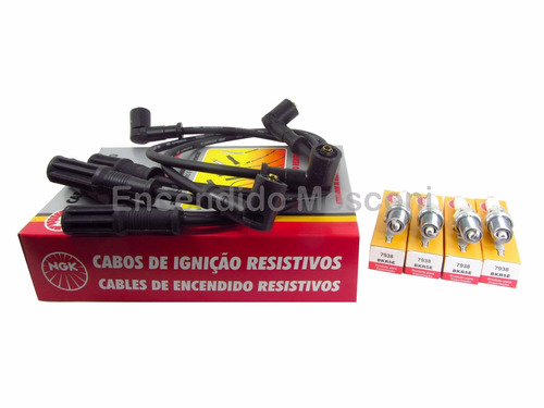 Kit Cables Bujias Ngk Fiat Palio Siena 1.4 8v Fire Apto Gnc