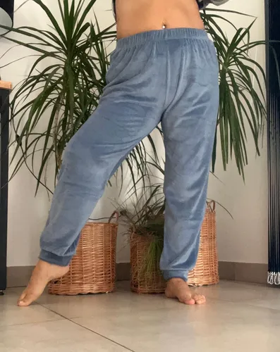 Pantalon Plush Suave Pijama Comodo Calentito Mariene
