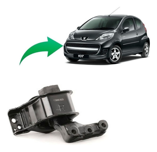 Soporte Motor Derecho Para Peugeot 107 1.4 Dv4td 2007 2014