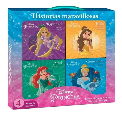 Historia Maravillosas Princesas. 4 Libros