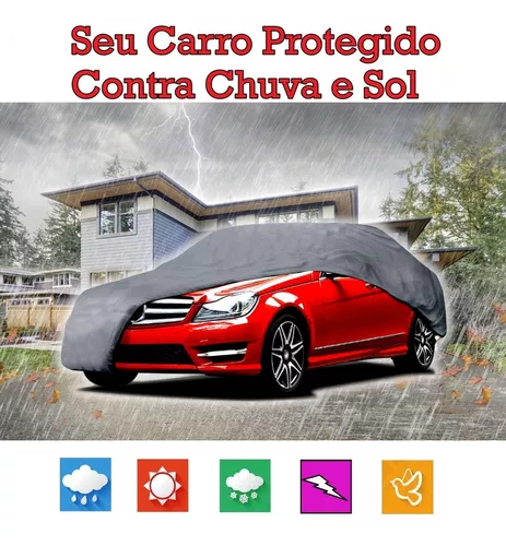 Capa Para Cobrir Carro FIAT NOVO UNO Com Forro impermeável - zna