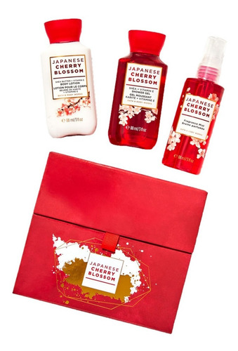 Imagen 1 de 3 de Japanese Cherry Blossom Bath & Body Works Kit De Regalo