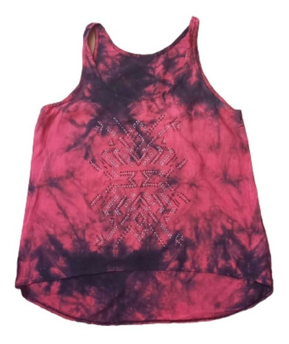 Remera Musculosa Batik Bordo Y Negra Talle 1 Excelente !