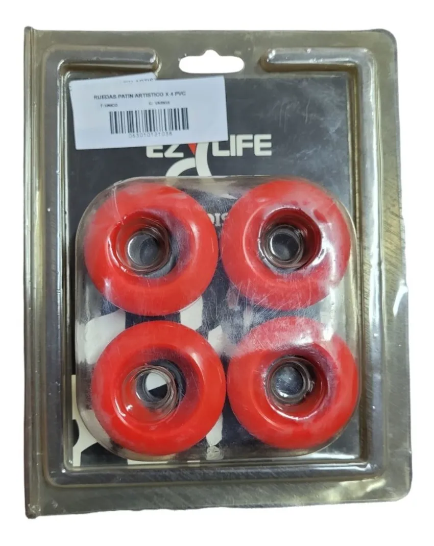Ruedas De Skate Ez Life 52 Mm Pvc Profesionales X4