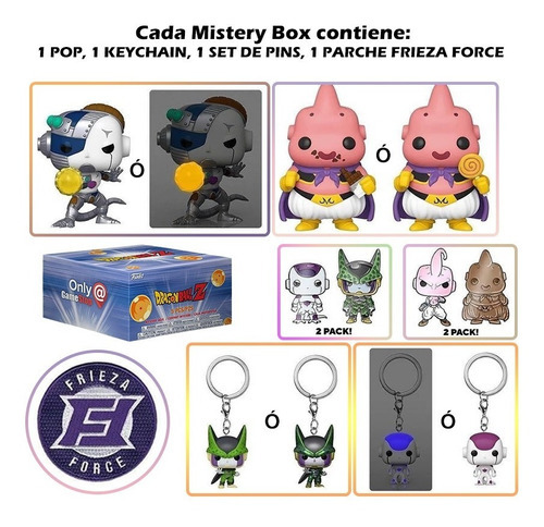 Funko Pop Collector Box - Villanos De Dragon Ball Z - Xuy