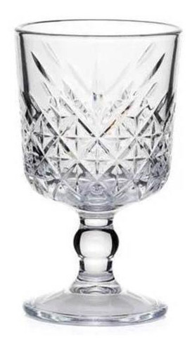 Set de 6 vasos de licor de 60 ml, cristal decorado vintage, color transparente y atemporal