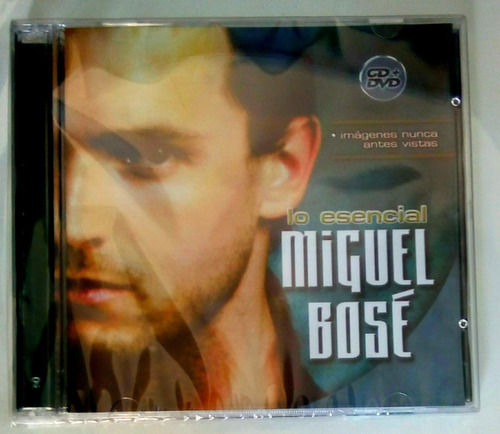 Miguel Bose Lo Esencial Set Cd + Dvd Originales Y Nuevos