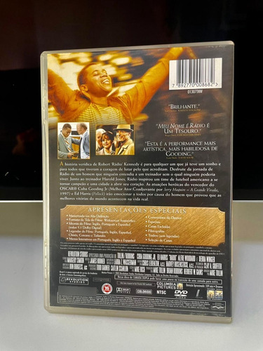Meu Nome É Rádio - Cuba Gooding Jr Dvd Original (Usado)