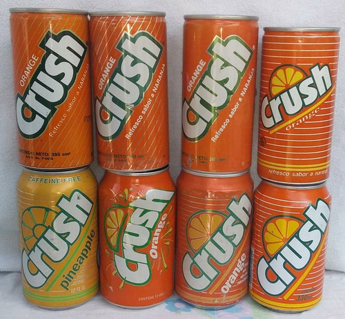 Imagen 3 de 10 de Latas De Coleccion Fanta Y Crush