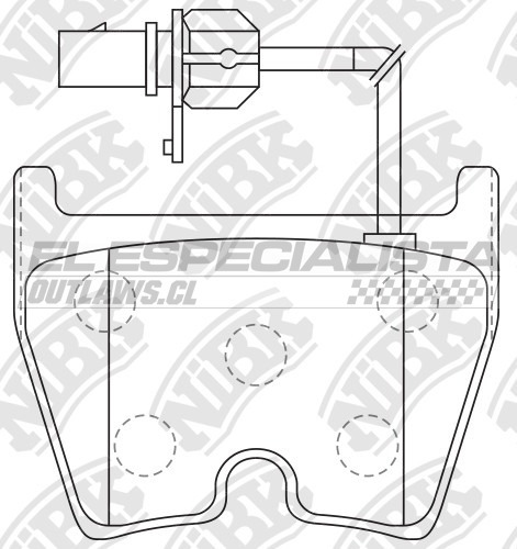 Pastillas De Freno Lamborghini Gallardo 5.0 2008 Nibk Del