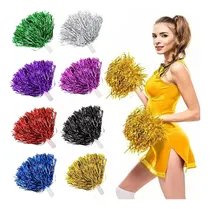 Comprar 10 Piezas Pompones Mechudos Fiesta Batucada Pom Pon Carnaval
