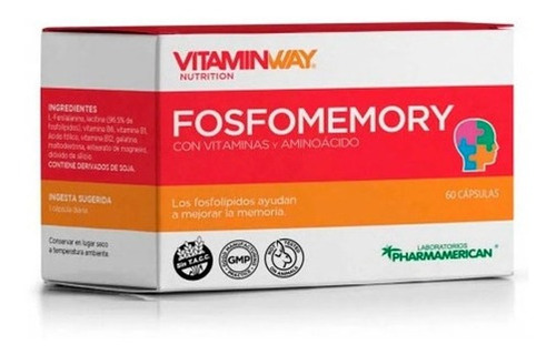 Imagen 1 de 1 de Fosfomemory Con Vitaminas Y Aminoácido - 60 Cápsulas