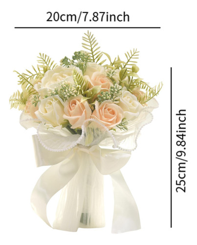 Bouquets De Jabón De Boda Para La Novia Rosa Color B