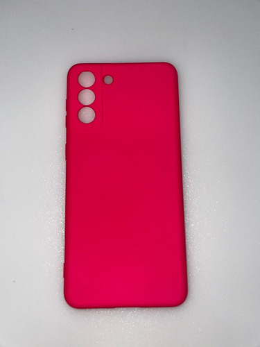 Case Capinha Case Ccs Aveludada Para Samsung Galaxy Cor Pink Galaxy S21 Plus