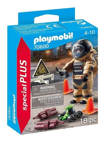 Imagen 3 de 3 de Playmobil 70600 Special Plus Policía Operaciones Especiales