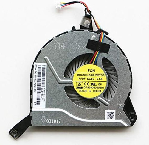 Uskks Nuevo Ventilador De Refrigeración De Cpu Para Hp 17-f0