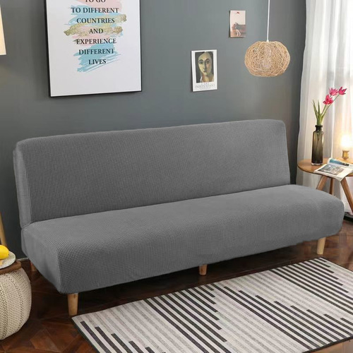 Funda Elástica De Sofá Protectoras 3plazas Sillón Cubre Sofá Color Light Gray Partículas