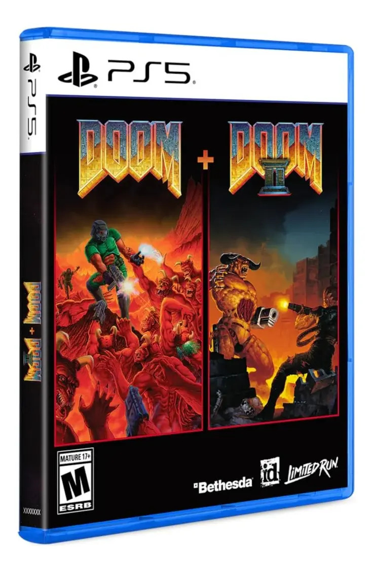 Doom + Doom Ii Ps5 Formato Físico 2 Juegos En 1
