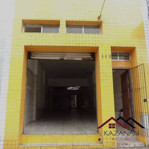 Sala Comercial Com Edícula Nos Fundos - 387