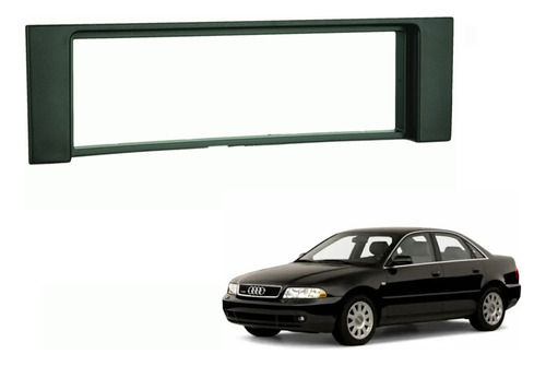 Base Frente Adaptador Estereo Audi A3 06-07 Y A4 S4 00-05 Negro