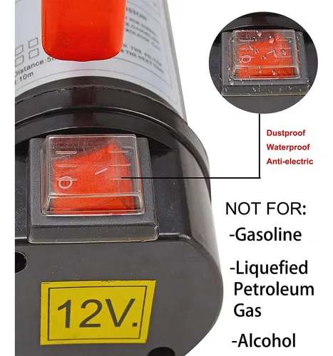 Bomba Transferencia Diesel 12v 12galones X Minuto