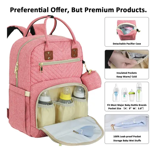 Tenot - Mochila De Panales Para Bebes Con Estacion De Cambio