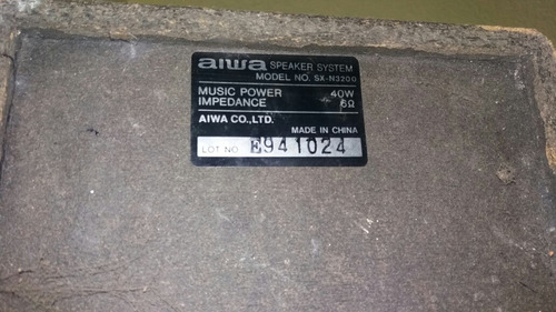 Caixas De Som Pra Micro Sistem Aiwa