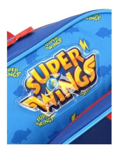 Mochila Costas Super Wings Jerome - Azul - Infantil Escolar