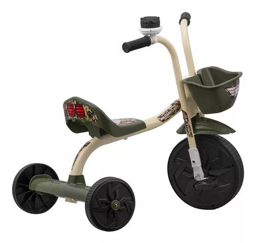 Triciclo 3 Rodas Infantil Bicicleta Criança Motoca + Buzina