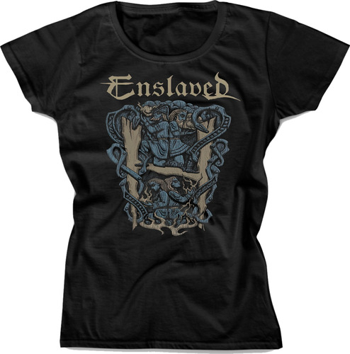 Playera Enslaved Storm Son Mujer