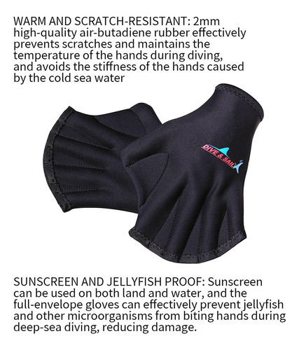 Guantes De Natación Palmeados Guantes Acuáticos Para Ayudar