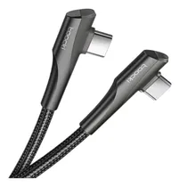 Comprar Cable Carga Rapida Usb Tipo C 100w 2 Metros Doble 90° Datos