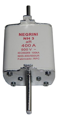 Fusivel Nh Negrini Ultra Rapido 03/400a Nh-3-400/500ur