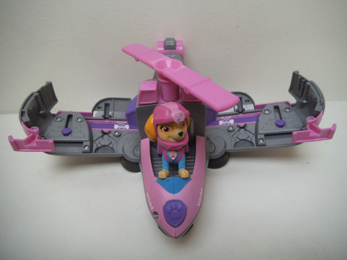 Imagen 1 de 7 de Perro Skye Con Vehiculo Transformable Paw Patrol Spin Master