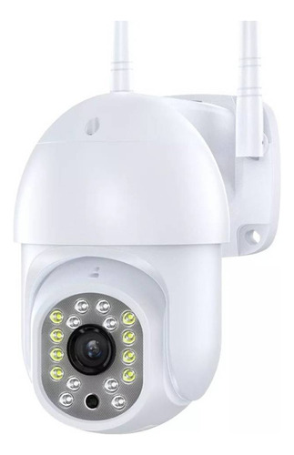 Camara Wifi Seguridad Exterior 1080p 2mp Noche 360º Domo