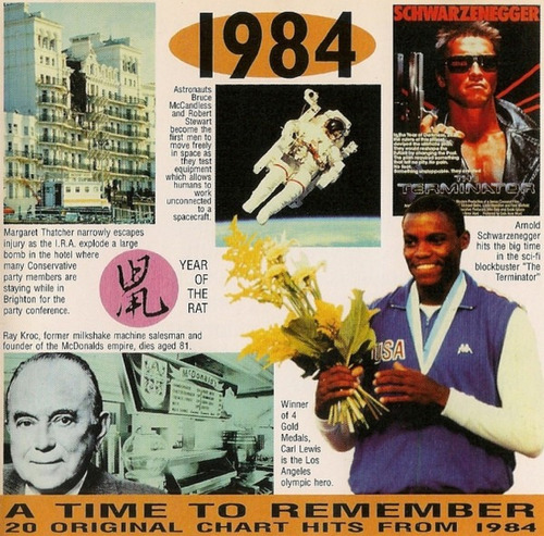 01 Cd: 1984: A Time To Remember: 20 Original Chart Hits 