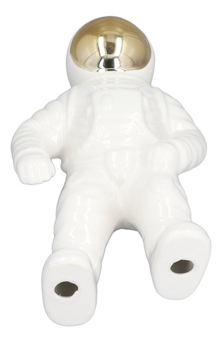 Estatua De Cerámica De Space Man, Moderna, Escultura En Jarr