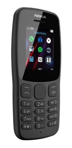 Imagen 3 de 5 de Nokia 106 (2018) 4 MB gris oscuro 4 MB RAM